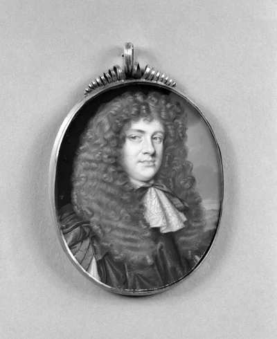 John Lee Warner, Lord grand justicier — Thomas Flatman (1658) — opaque watercolor on vellum, Walters Art Museum, Baltimore