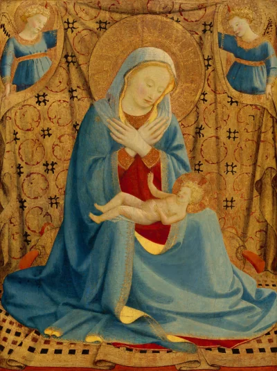La Vierge de l'Humilité — Fra Angelico (1430) — tempera on panel, National Gallery of Art, Washington