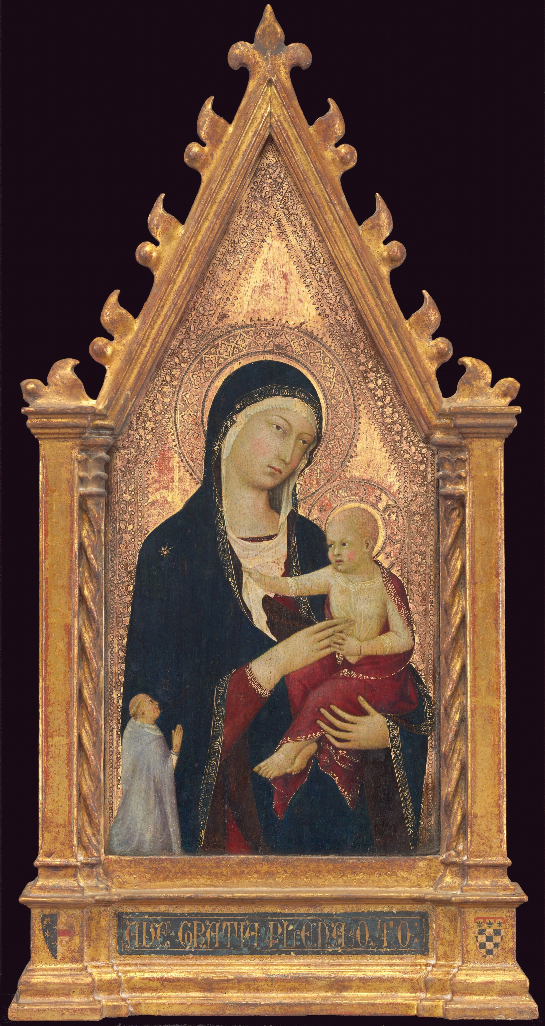 La Vierge à l'Enfant avec donateur