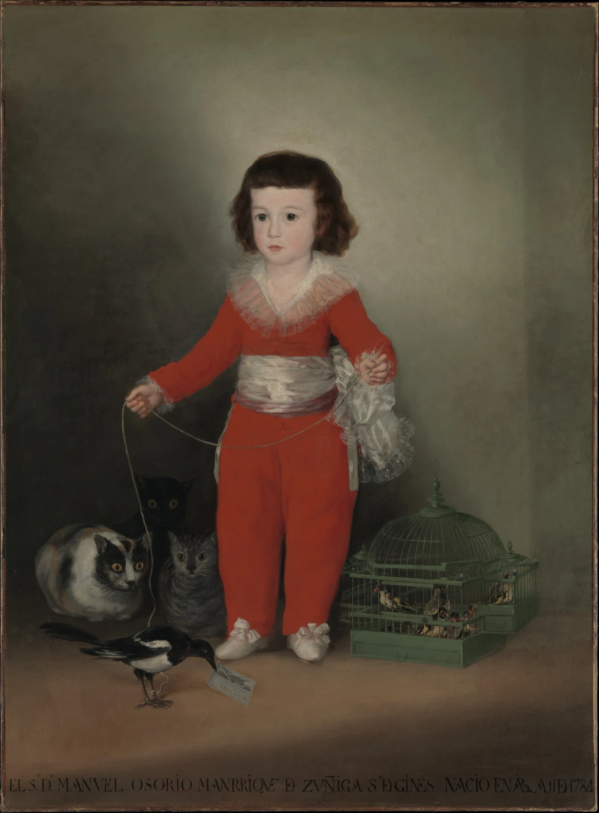 Manuel Osorio Manrique de Zuñiga (1784–1792) — Francisco de Goya (1787) — Oil on canvas, Metropolitan Museum of Art, New York, NY
