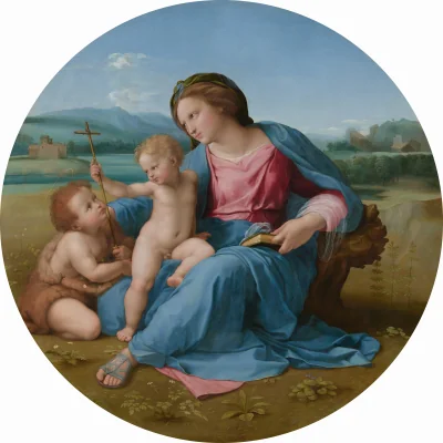 La Madone Alba — Raphaël (1510) — oil on panel transferred to canvas, National Gallery of Art, Washington
