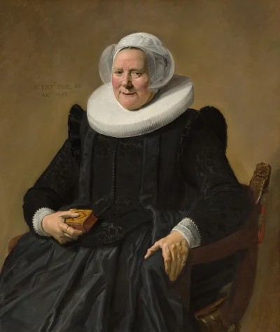 Portrait d'une Femme Âgée de Soixante Ans — Frans Hals (1633) — oil on canvas, National Gallery of Art, Washington