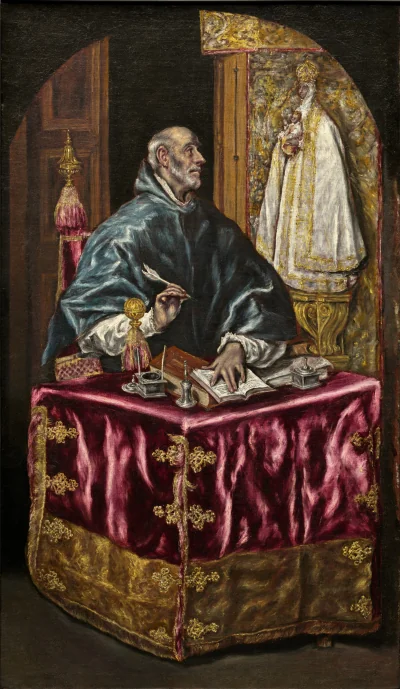 Saint Ildefonse — El Greco (1603) — oil on canvas, National Gallery of Art, Washington