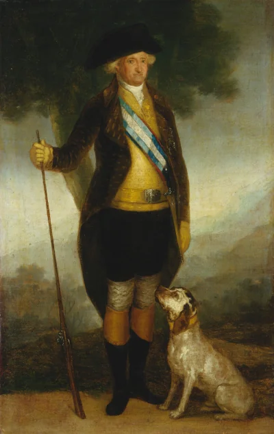 Charles IV d'Espagne en Chasseur — Francisco Goya (1799) — oil on canvas, National Gallery of Art, Washington