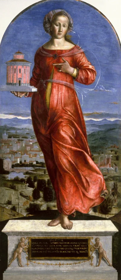 Sulpicia — Pietro di Francesco degli Orioli (1481) — tempera and oil on panel, Walters Art Museum, Baltimore