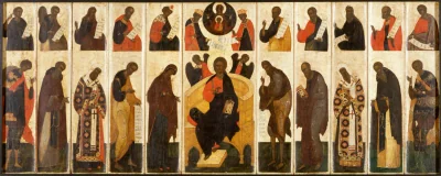 Grande déesis avec prophètes — Russian (1501) — tempera on panel, Walters Art Museum, Baltimore