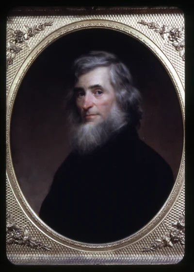 Portrait d'Asher B. Durand — Charles Loring Elliott (1860) — oil on canvas, Walters Art Museum, Baltimore