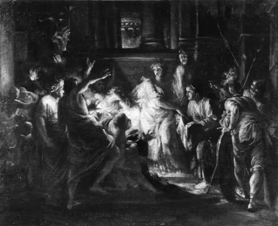 Judith montrant la tête d'Holopherne au peuple — Italian (1601) — oil on canvas, Walters Art Museum, Baltimore