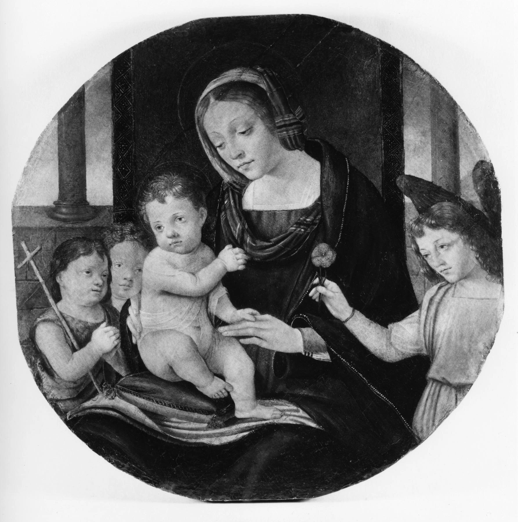 La Vierge à l'Enfant avec le jeune saint Jean et deux anges