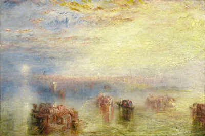 Approche de Venise — Joseph Mallord William Turner (1844) — oil on canvas, National Gallery of Art, Washington