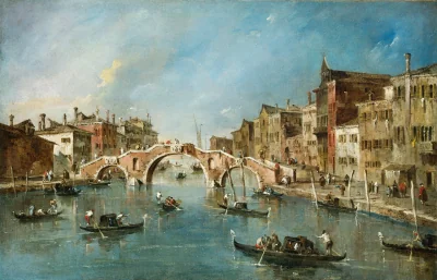 Vue du canal de Cannaregio, Venise — Francesco Guardi (1775) — oil on canvas, National Gallery of Art, Washington