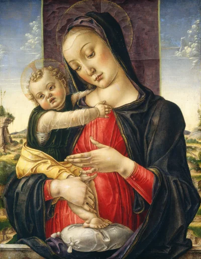 La Vierge à l'Enfant — Bartolomeo Vivarini (1475) — tempera on poplar panel, National Gallery of Art, Washington