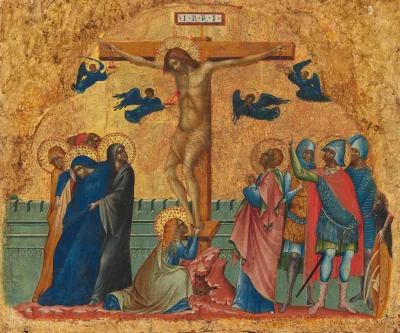 La Crucifixion — Paolo Veneziano (1340) — tempera on panel, National Gallery of Art, Washington