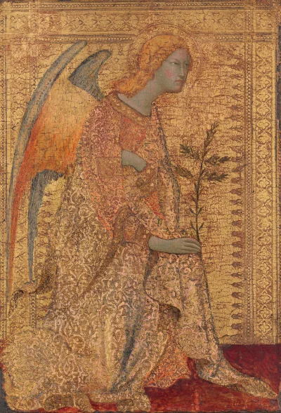 L'Ange de l'Annonciation — Simone Martini (1330) — tempera on poplar panel, National Gallery of Art, Washington