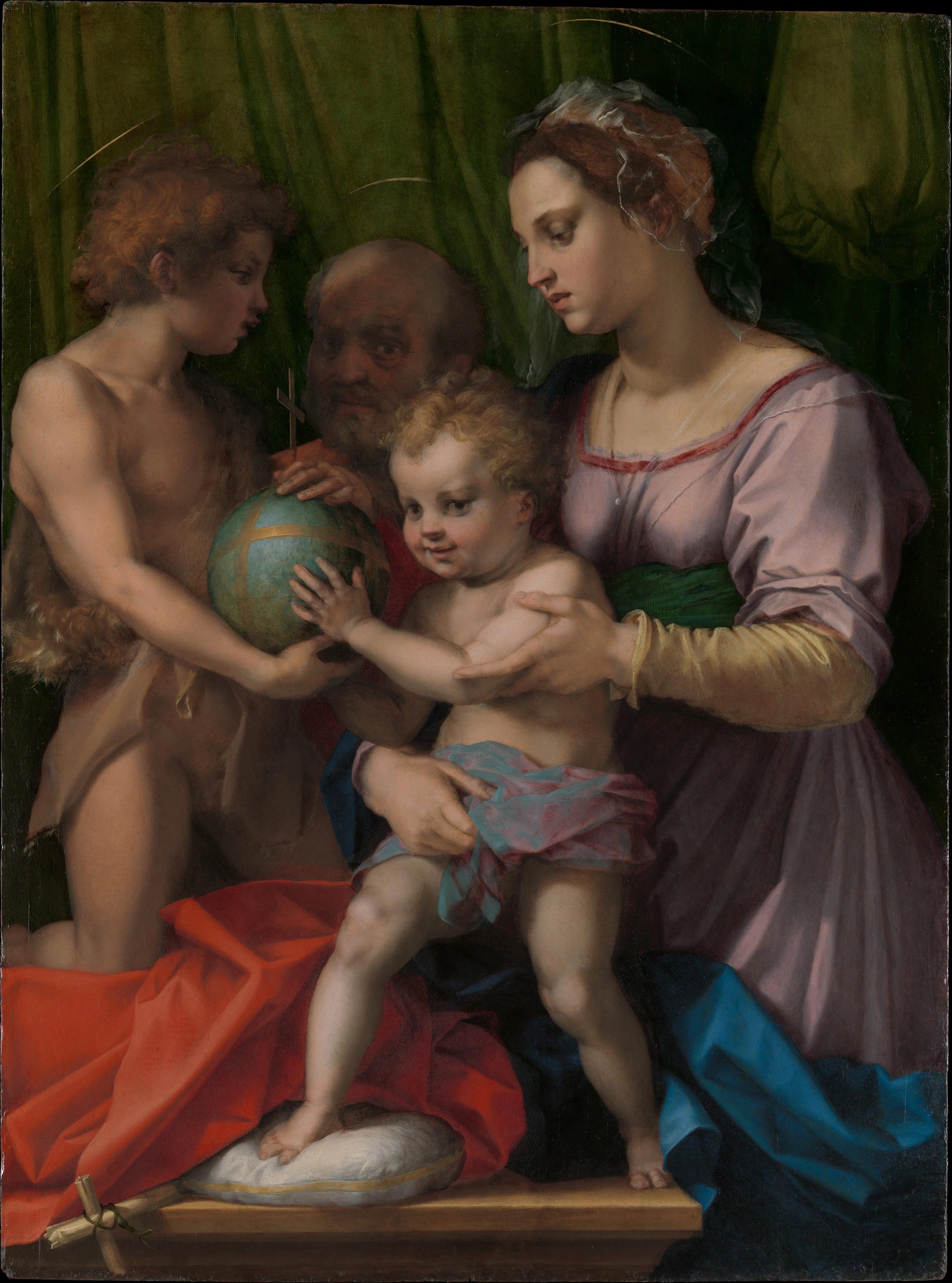 La Sainte Famille avec le jeune saint Jean-Baptiste
