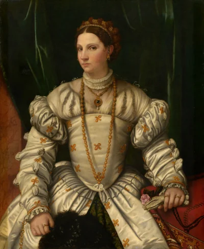Portrait d'une dame en blanc — Moretto da Brescia (1540) — oil on canvas, National Gallery of Art, Washington