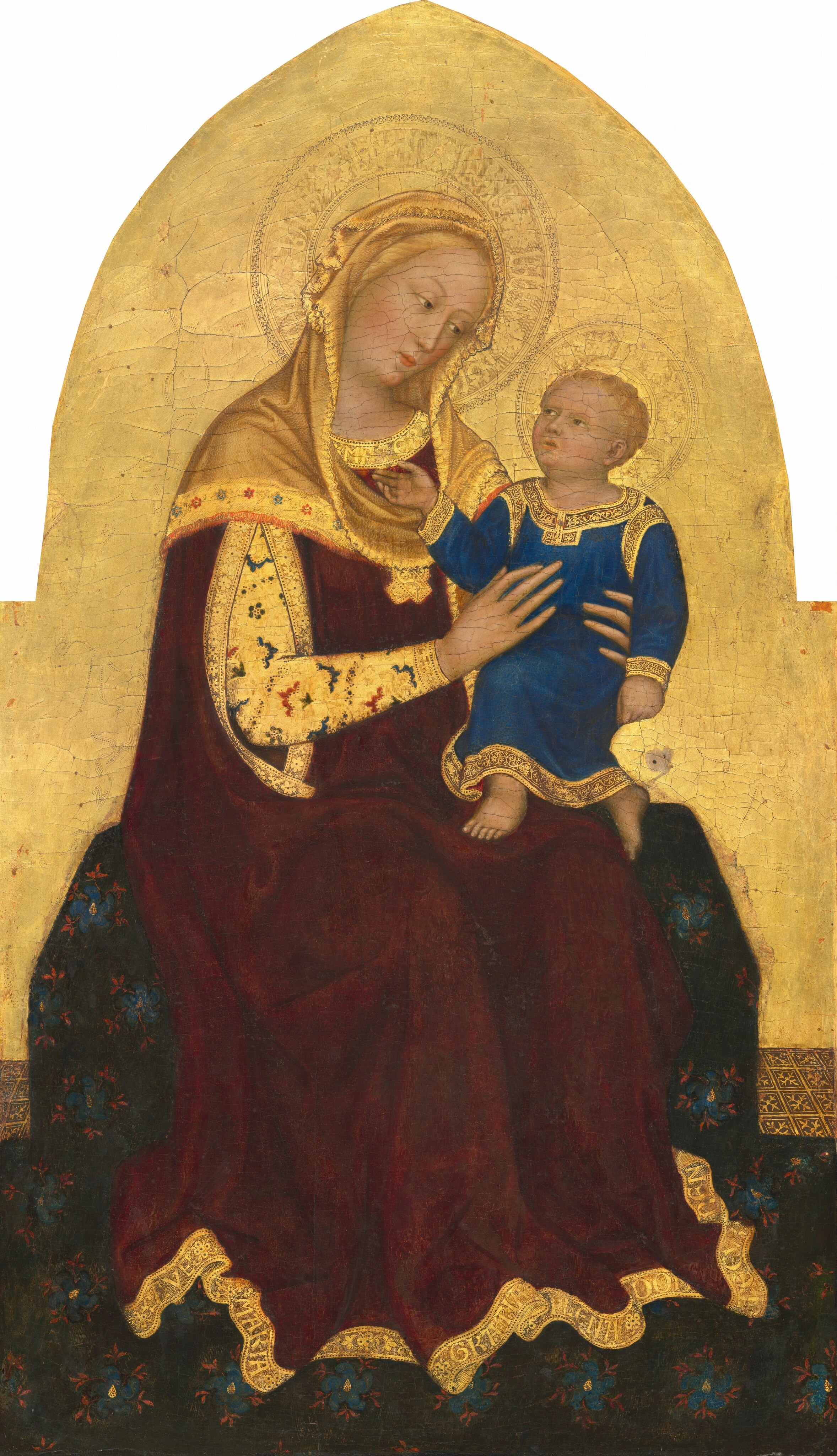 La Vierge à l'Enfant enthronée