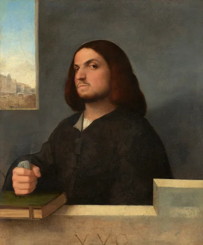 Portrait d'un gentilhomme vénitien — Cariani (1510) — oil on canvas, National Gallery of Art, Washington