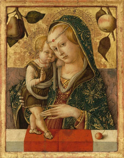 La Vierge à l'Enfant — Carlo Crivelli (1490) — tempera on panel, National Gallery of Art, Washington