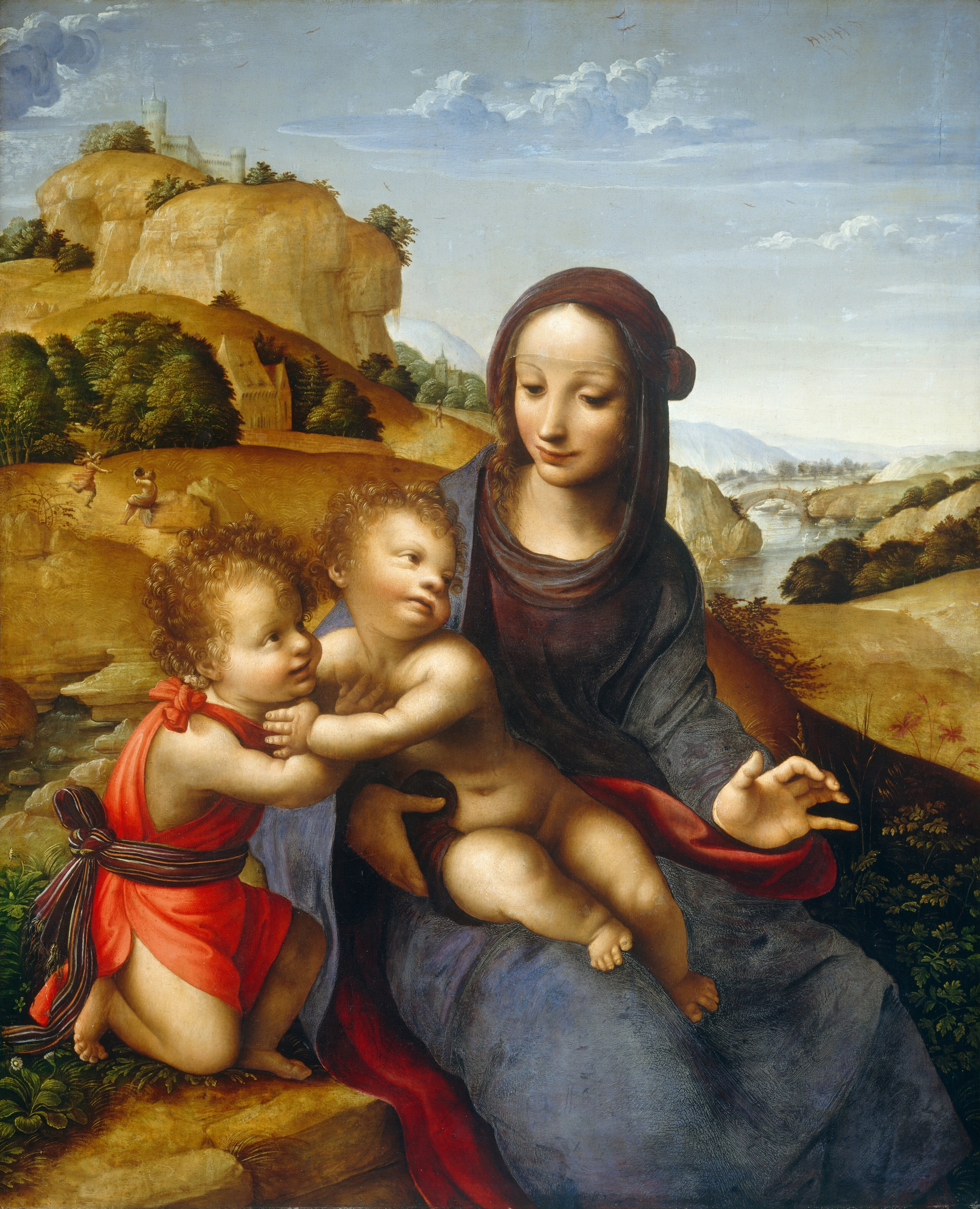 La Vierge à l'Enfant avec le petit saint Jean