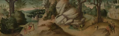 Scènes d'une légende — Giovanni Larciani (1515) — oil on canvas, National Gallery of Art, Washington