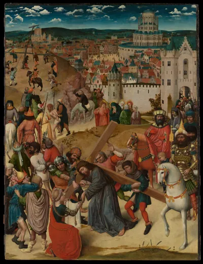 Christ Bearing the Cross — North Netherlandish Painter (1465) — Oil on wood, Metropolitan Museum of Art, New York, NY
