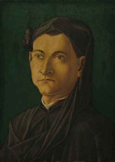 Portrait d'un homme — North Italian 15th Century (1475) — tempera on poplar panel, National Gallery of Art, Washington