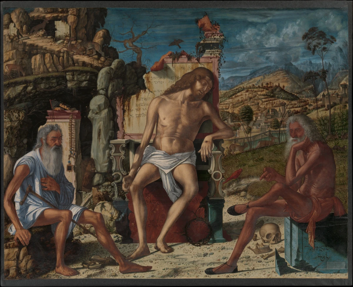 La Méditation sur la Passion — Vittore Carpaccio (1485) — Oil and tempera on wood, Metropolitan Museum of Art, New York, NY