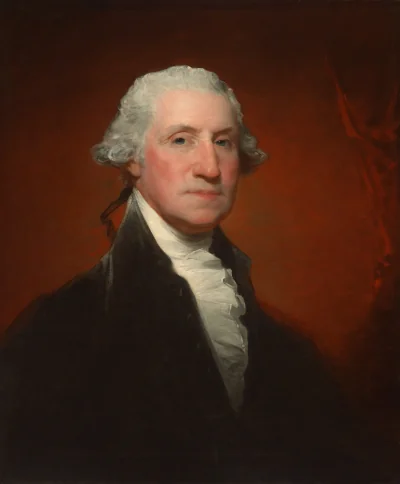 George Washington (portrait Vaughan-Sinclair) — Gilbert Stuart (1795) — oil on canvas, National Gallery of Art, Washington