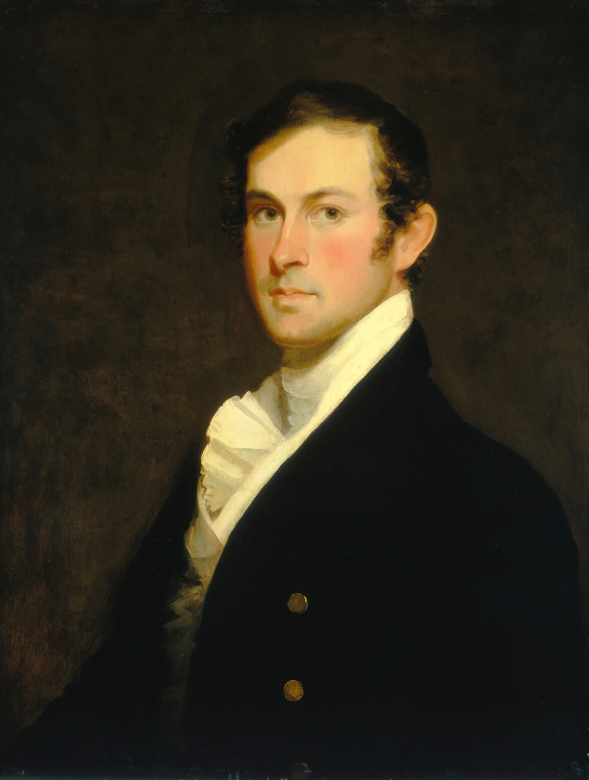 Augustus Fielding Hawkins — Matthew Harris Jouett (1820) — oil on wood, National Gallery of Art, Washington