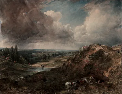 Branch Hill Pond, Hampstead — John Constable (1828) — oil on canvas, Cleveland Museum of Art