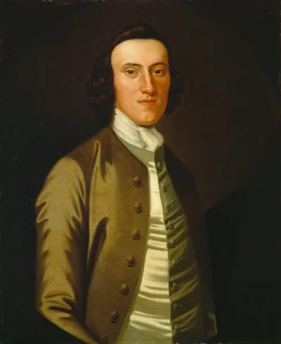 Un Gentleman de la Famille Morris — John Wollaston (1749) — oil on canvas, National Gallery of Art, Washington