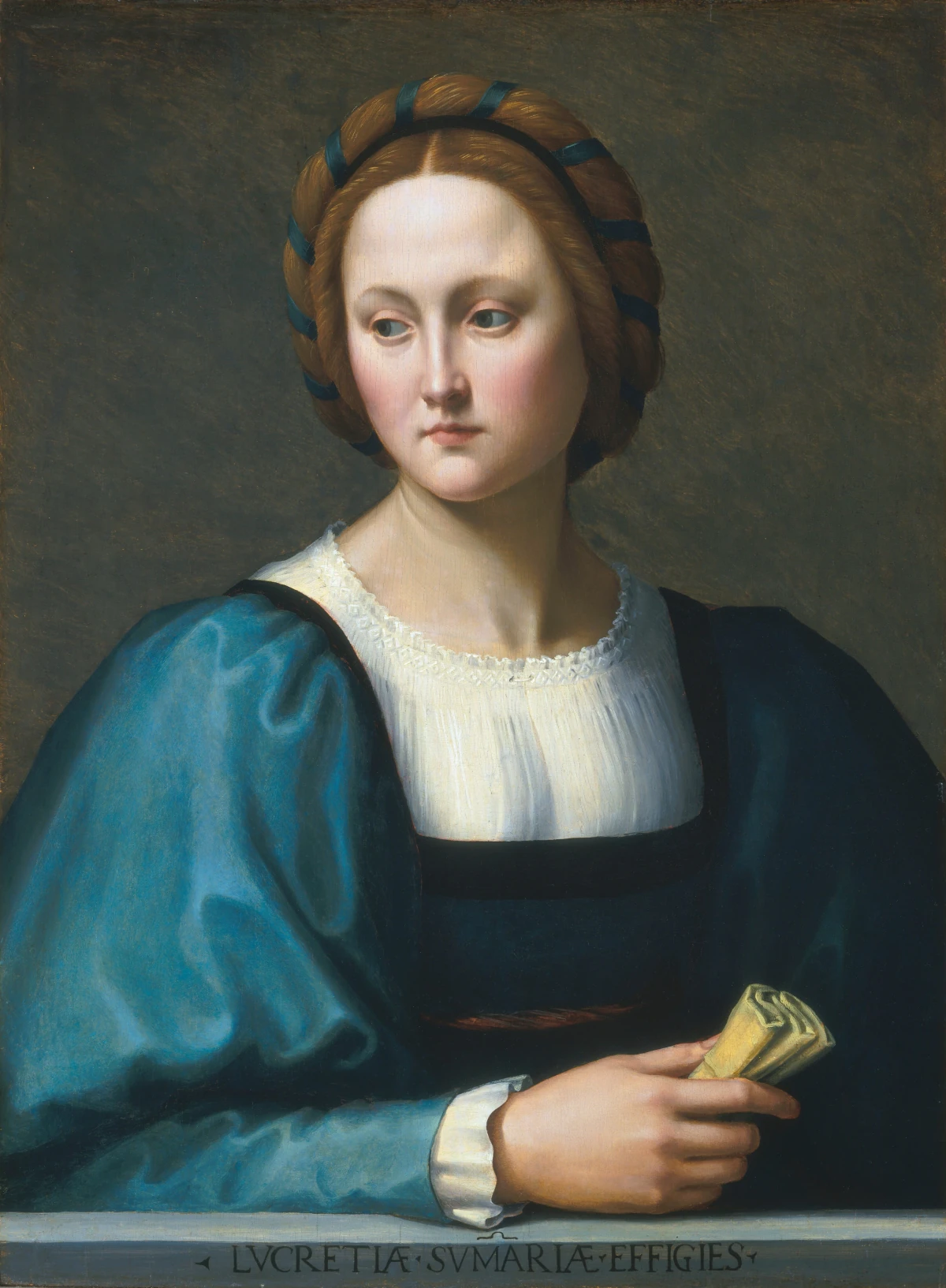 Lucrezia Sommaria — Ridolfo Ghirlandaio (1510) — oil on panel, National Gallery of Art, Washington