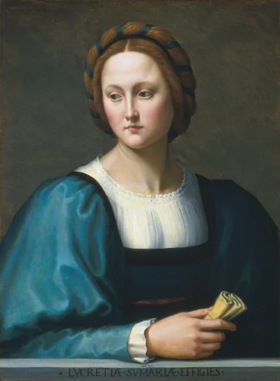 Lucrezia Sommaria — Ridolfo Ghirlandaio (1510) — oil on panel, National Gallery of Art, Washington