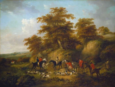 La Mort du renard — George Morland (1791) — oil on canvas, National Gallery of Art, Washington