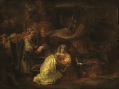 La Circoncision — Rembrandt van Rijn (1661) — oil on canvas, National Gallery of Art, Washington