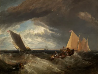 La Confluence de la Tamise et de la Medway — Joseph Mallord William Turner (1807) — oil on canvas, National Gallery of Art, Washington