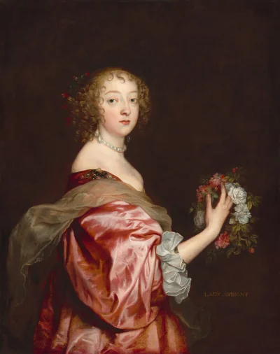 Catherine Howard, dame d'Aubigny — Sir Anthony van Dyck (1638) — oil on canvas, National Gallery of Art, Washington