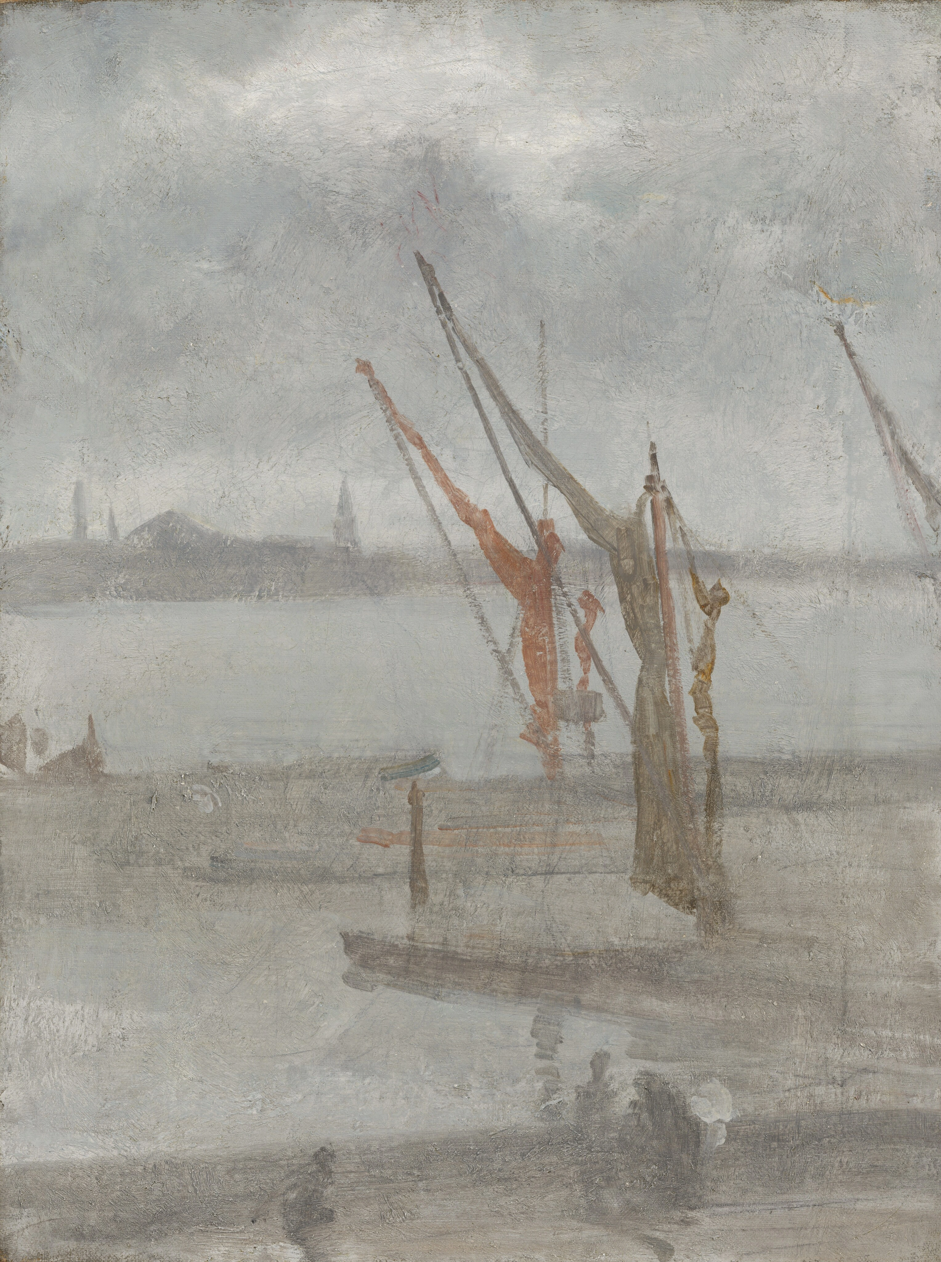 Gris et argent : Le quai de Chelsea