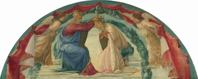 Le Couronnement de la Vierge — Filippino Lippi (1475) — tempera and oil on poplar panel, National Gallery of Art, Washington