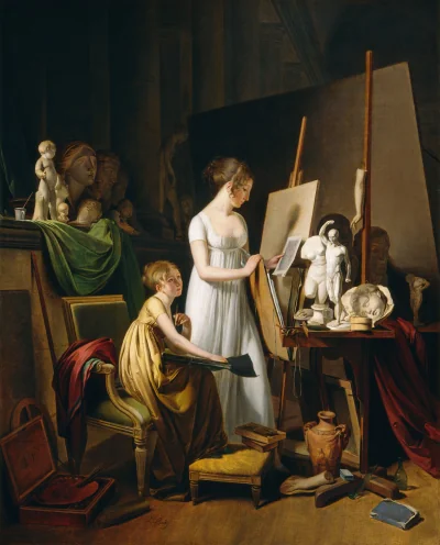 L'Atelier d'un Peintre — Louis-Léopold Boilly (1800) — oil on canvas, National Gallery of Art, Washington
