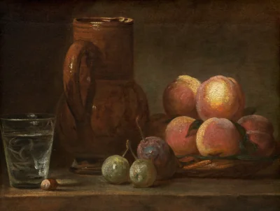 Fruits, Cruche et Verre — Jean Siméon Chardin (1726) — oil on canvas, National Gallery of Art, Washington