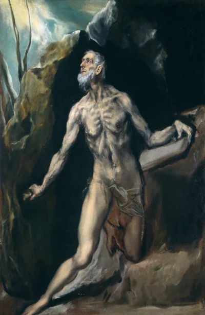Saint Jérôme — El Greco (1610) — oil on canvas, National Gallery of Art, Washington