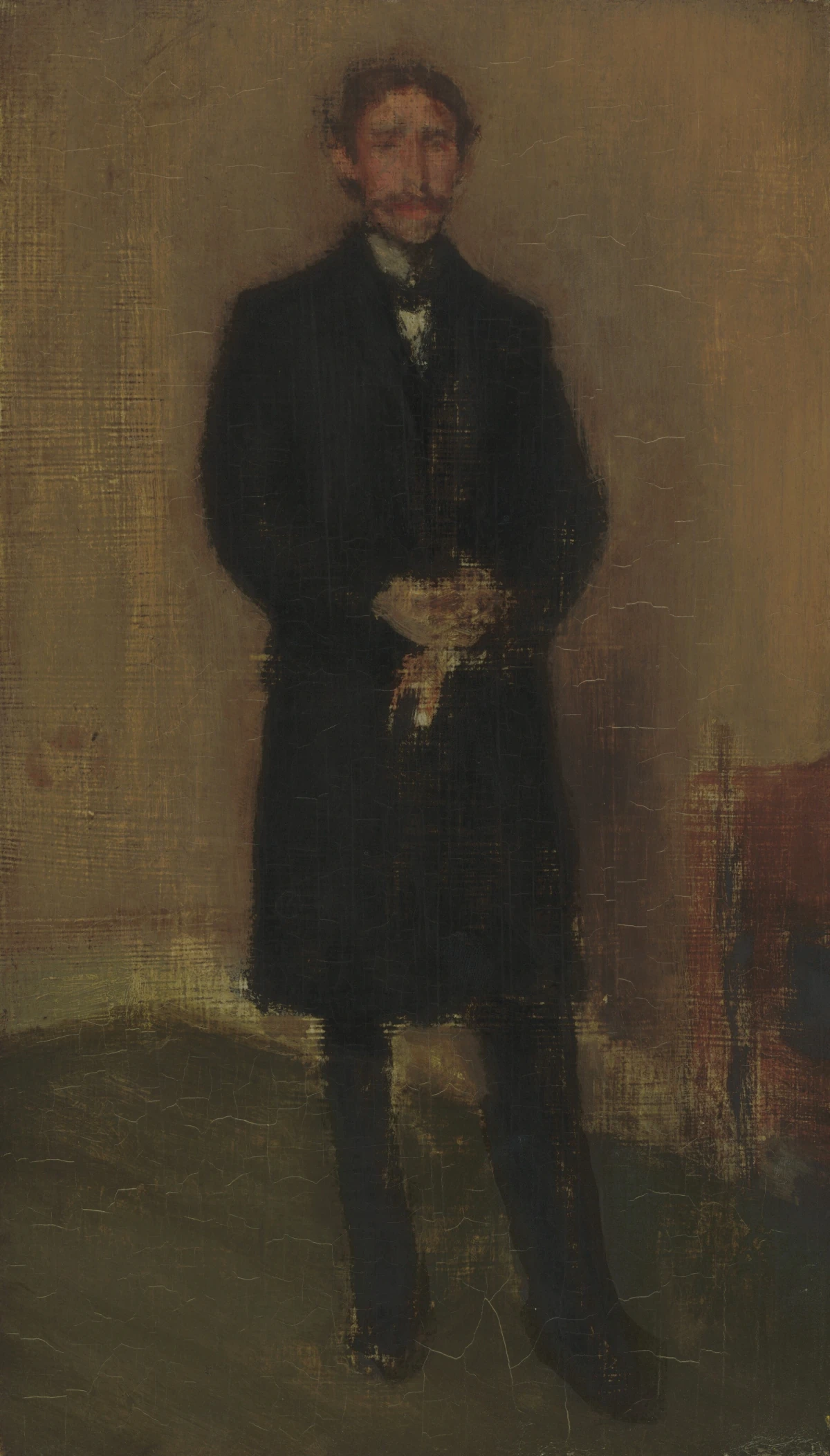 Alexander Arnold Hannay — James McNeill Whistler (1896) — oil on wood, National Gallery of Art, Washington