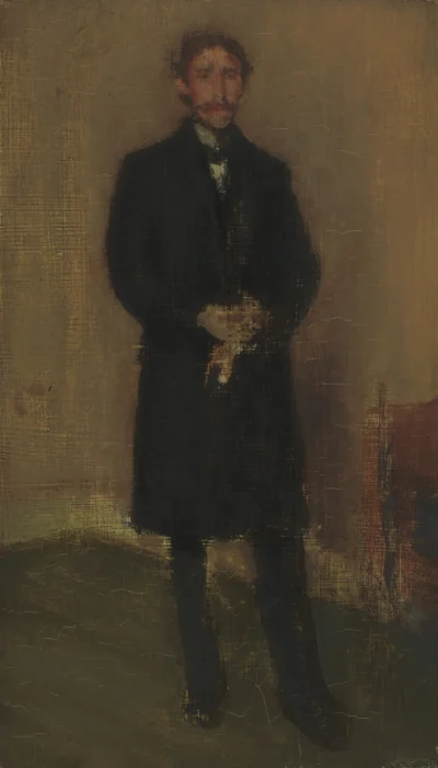 Alexander Arnold Hannay — James McNeill Whistler (1896) — oil on wood, National Gallery of Art, Washington