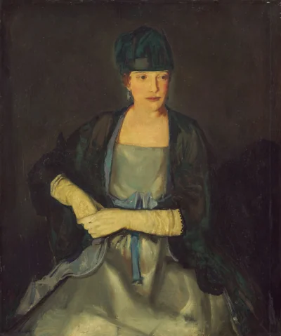Maud Murray Dale (Mme Chester Dale) — George Bellows (1919) — oil on wood, National Gallery of Art, Washington