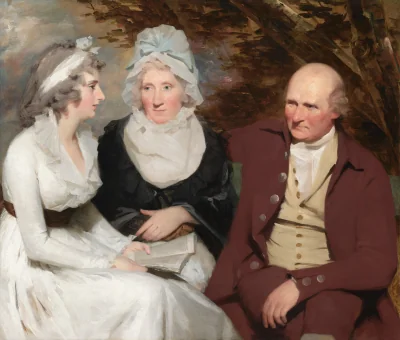 John Johnstone, Betty Johnstone et Mlle Wedderburn — Sir Henry Raeburn (1790) — oil on canvas, National Gallery of Art, Washington