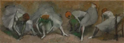 Frise de danseuses — Edgar Degas (1890) — oil on fabric, Cleveland Museum of Art