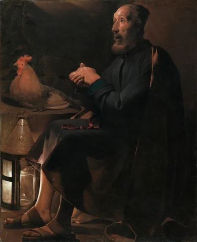 Saint Pierre repentant — Georges de La Tour (1645) — oil on canvas, Cleveland Museum of Art
