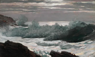 Matin après une tempête en mer — Winslow Homer (1900) — oil on canvas, Cleveland Museum of Art